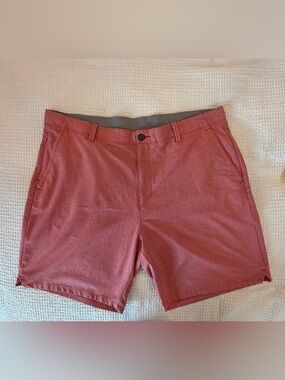 Men's Tommy Bahama Flat Front Red Stretch Shorts
